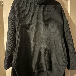 Abercrombie & Fitch Black Cowl Neck Sweater